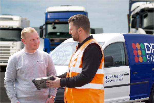 DPF cleaning equipment in use across Brafferton