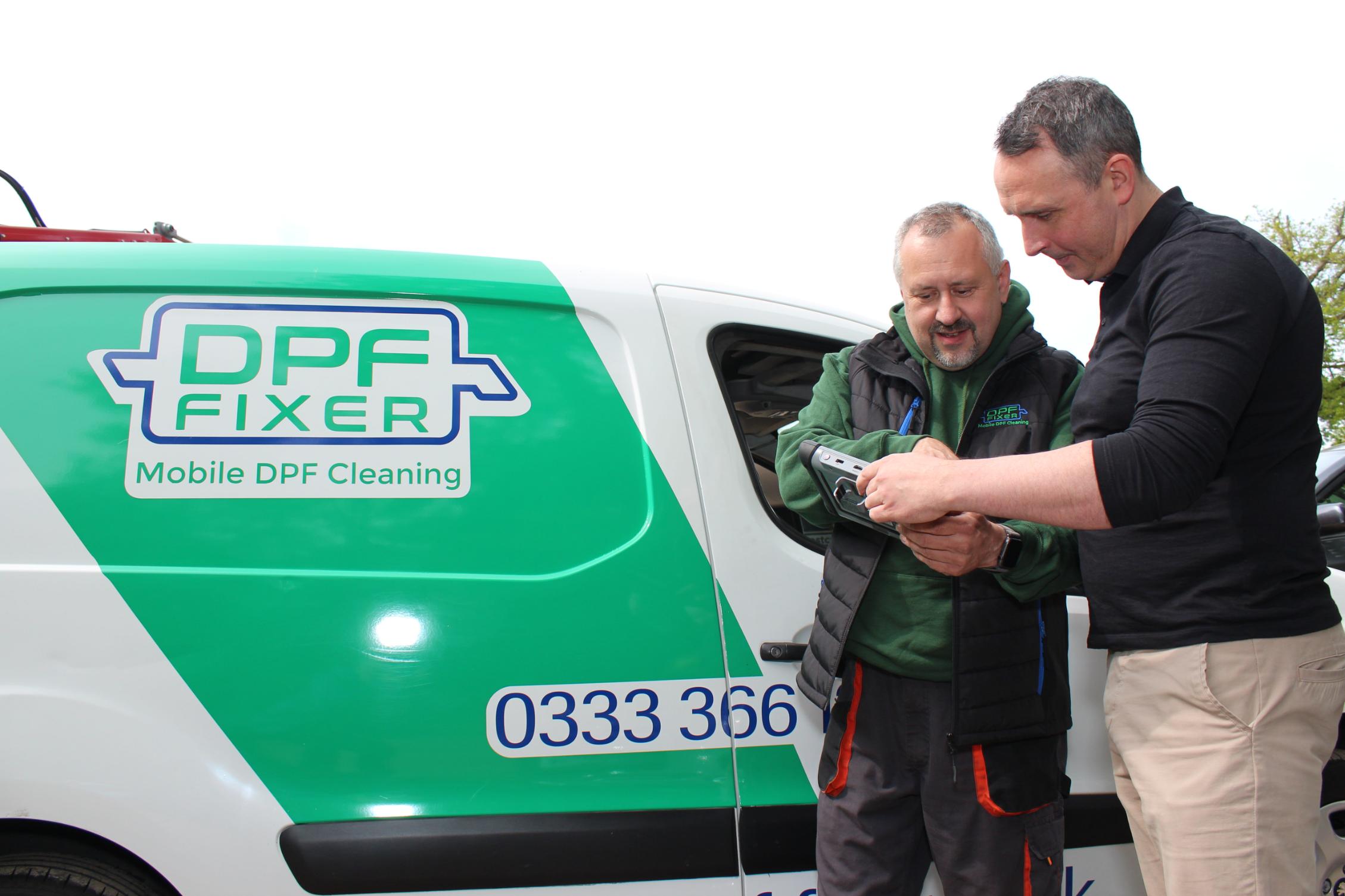 On-site DPF cleaning in Middle Side, Durham