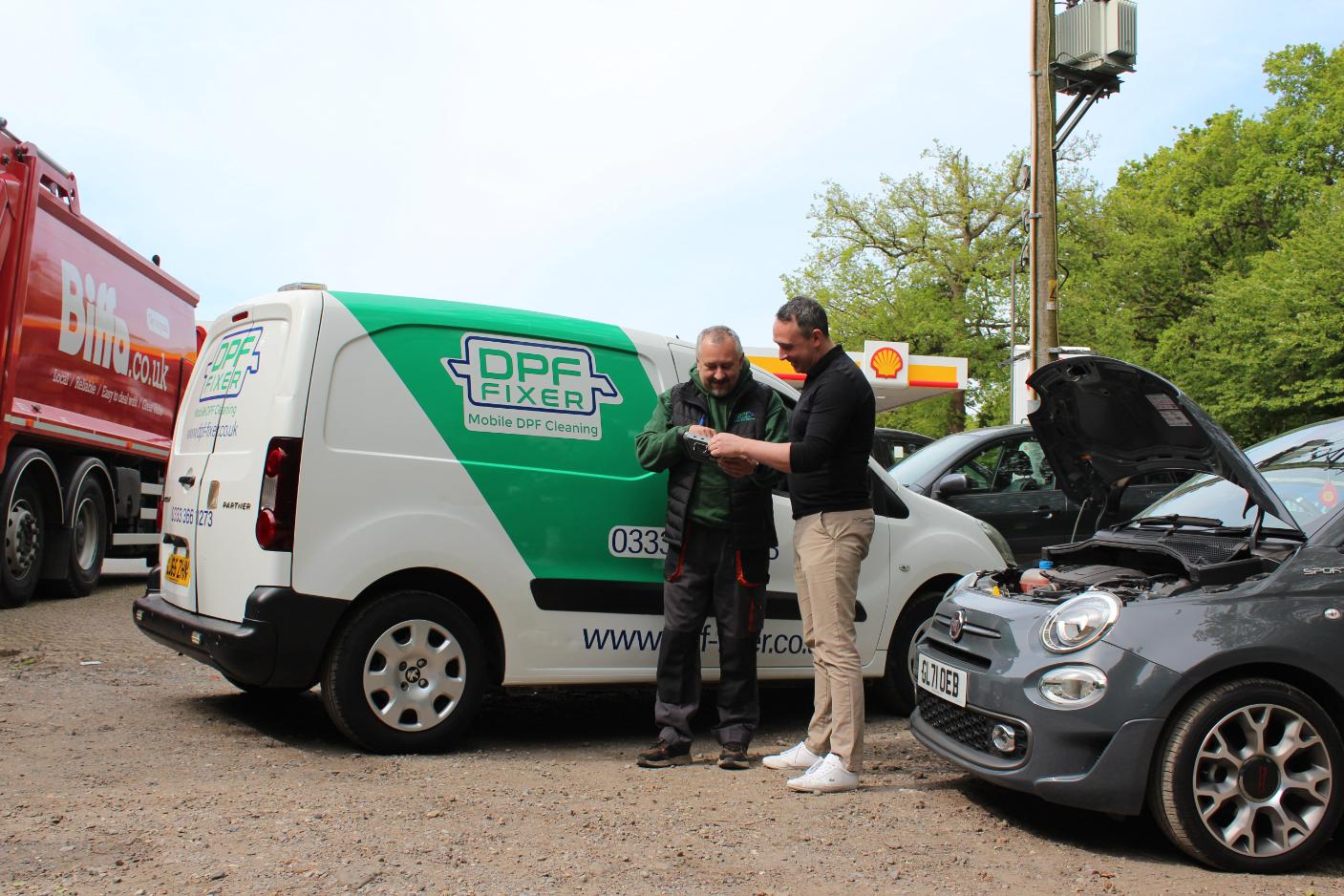 DPF cleaning performed at an address in Stanley, Durham